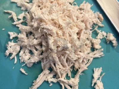 Tetervinų lizdo salotos. Žingsnis 3