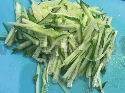 Tetervinų lizdo salotos. Žingsnis 4