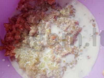 "Yummy belyashiki" su malta kiauliena Žingsnis 2