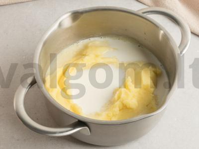Pieno tyrė su jūros gėrybėmis Unagi padaže Žingsnis 2
