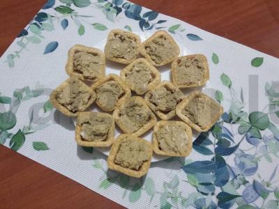 Spalvingas ir skanus jūros gėrybių paštetas tartaletėse Žingsnis 2