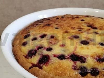 Vyšnių pyragas su grietinės įdaru Žingsnis 9