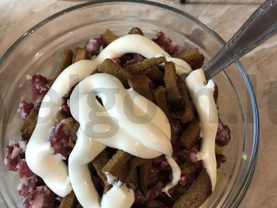 Salotos "3 stiklainiai" Žingsnis 3