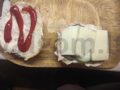 Troškinta kalakutiena ir sumuštinis su daržovėmis Žingsnis 2