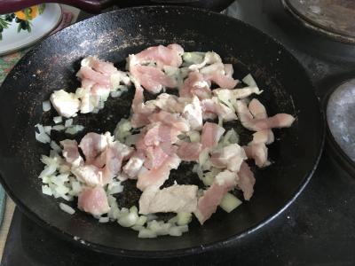 Kalakutienos azu su daržovėmis Žingsnis 2