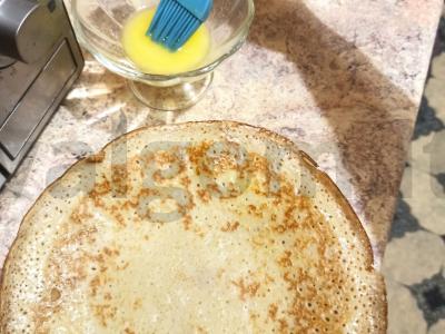 Minkšti blynai ant pieno Žingsnis 6