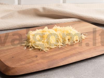 Cukinijos su Provanso žolelėmis, sūriu ir kiaušiniu Žingsnis 1