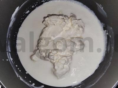 Sūris su graikiniais riešutais Žingsnis 1