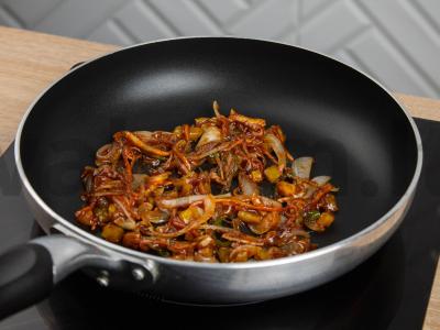 Daržovių soba su barbekiu padažu Žingsnis 2