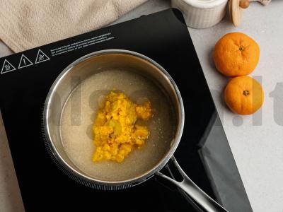 Mandarinų kremas Žingsnis 3