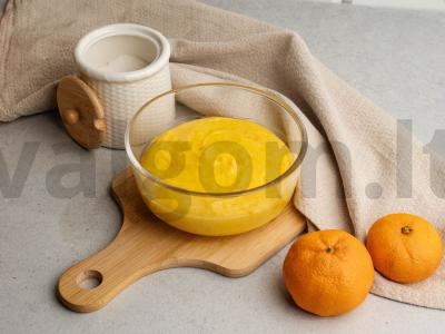 Mandarinų kremas Žingsnis 5