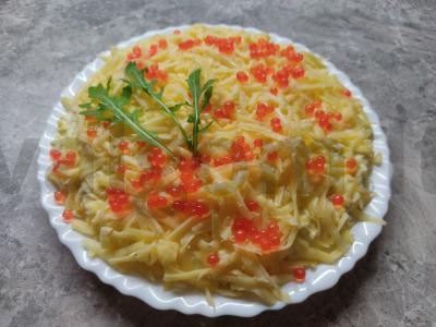 Saldžiarūgštės salotos su apelsinais ir vištiena pagrindine nuotrauka