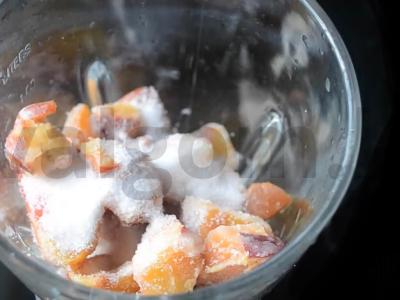 Bellini šerbetas. Žingsnis 1