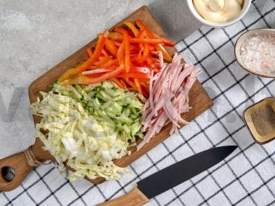 PP salotos su majonezu Žingsnis 1