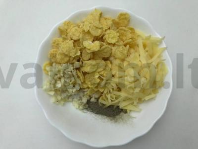 Traškūs kepti grynuoliai. Žingsnis 1