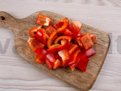 Troškinys su žiediniais kopūstais ir vištiena Žingsnis 1