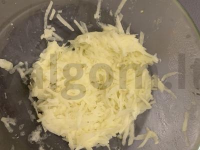 užuolaidos su grietine, svogūnais ir pipirais Žingsnis 3