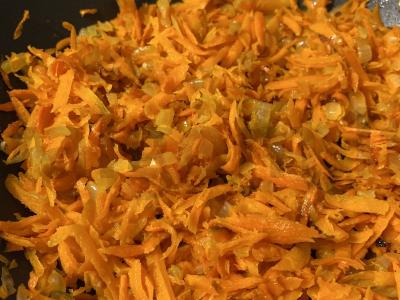 Gorbušo upėtakis po daržovių ir grietinės Žingsnis 3