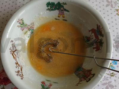 Obuolių pyragas su pabarstukais Žingsnis 1