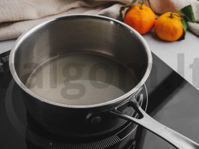 Mandarinų griežinėliai cukraus pudroje Žingsnis 1