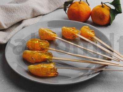 Mandarinų griežinėliai cukraus pudroje Žingsnis 4