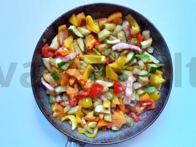 Cukinijos su pikantiška šonine Žingsnis 3