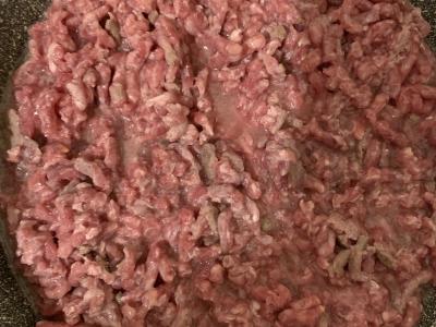 Greita naminė pica su malta mėsa, grybais ir žolelėmis Žingsnis 1