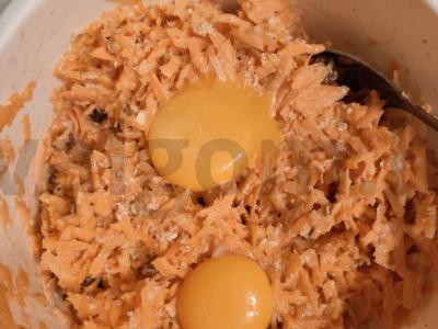 Morkų pyragas su cinamonu ir muskato riešutu Žingsnis 2