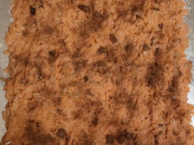 Morkų pyragas su cinamonu ir muskato riešutu Žingsnis 6