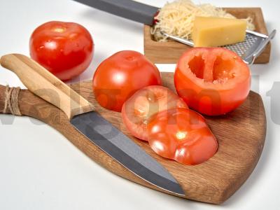 Pomidorai, įdaryti petražolėmis Žingsnis 1