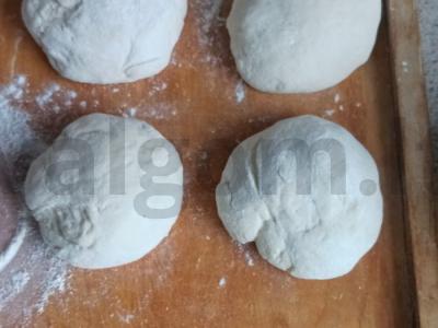 Chačapuri su mocarela Žingsnis 1