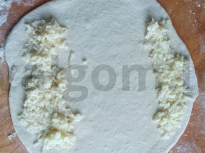 Chačapuri su mocarela Žingsnis 5