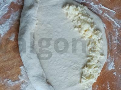 Chačapuri su mocarela Žingsnis 6