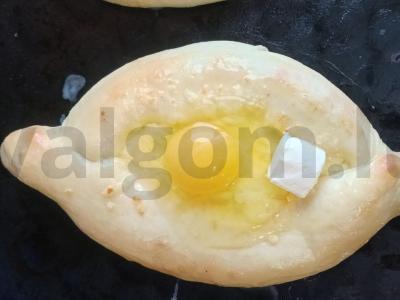 Chačapuri su mocarela Žingsnis 11