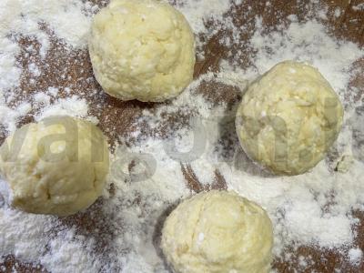 Sūrio pyrago rutuliukai Žingsnis 2