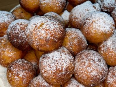 Sūrio pyrago rutuliukai Žingsnis 4