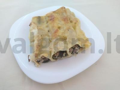 Cannelloni, įdaryti špinatais ir varške pagrindine nuotrauka