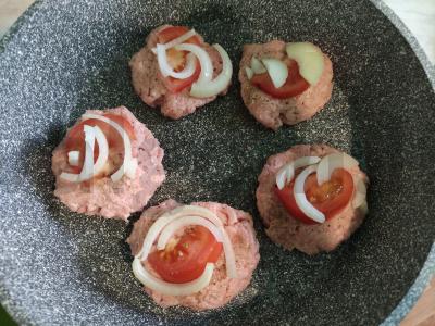 Prancūziškas kotletas su daržovėmis ir sūriu Žingsnis 2