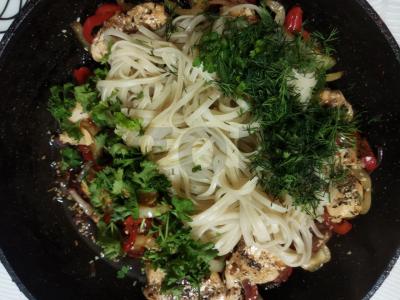 Kiniški sezamo makaronai. Žingsnis 2