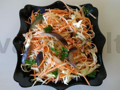 Gardūs kimči kopūstai su baklažanais pagrindine nuotrauka