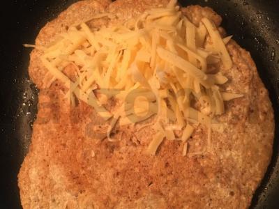 Avižinių dribsnių blynas su rūkyta paprika Žingsnis 7