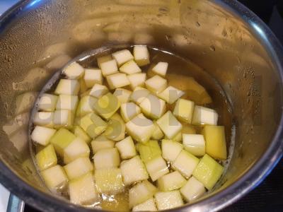 Kūdikių tyrelė su špinatais Žingsnis 2