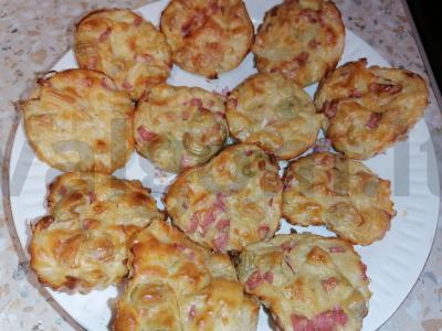 Makaronų keksiukai pagrindine nuotrauka