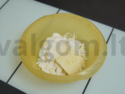 Varškės sūrio pyragas be kepimo Žingsnis 6