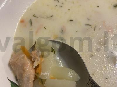 Norvegiškos lašišos sriuba Žingsnis 3