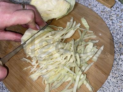 Kopūstų pietūs pagal ypatingą receptą Žingsnis 4