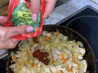 Kopūstų pietūs pagal ypatingą receptą Žingsnis 11