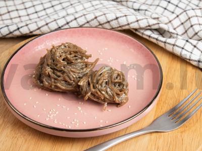 Soba grietinės padaže su česnakais Žingsnis 4