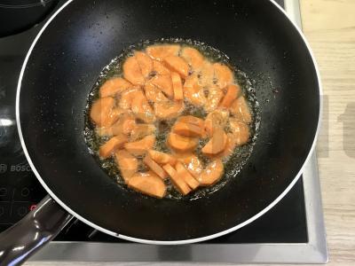 Kiauliena su daržovėmis terijakio padaže Žingsnis 4