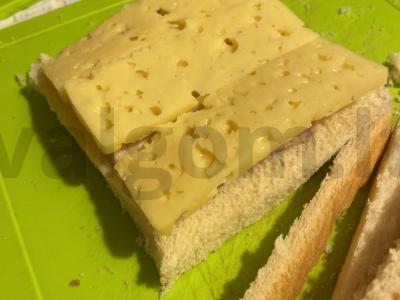 Omletas su sūriu ir kiaulienos sprandine Žingsnis 3